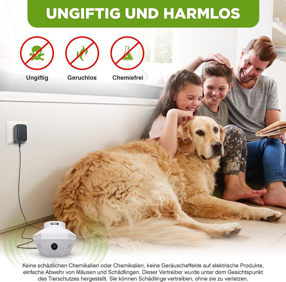 Miniaturbild: Marderschreck mit Stecker - für 100 qm | Mäuseabwehr mit Ultraschall und LED