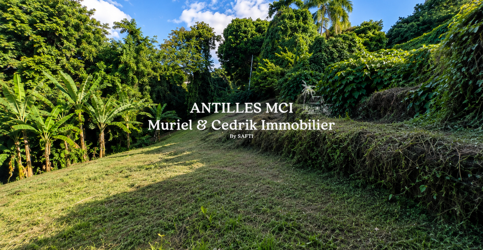 Terrain constructible à vendre -Fort de France Martinique - Antilles MCI