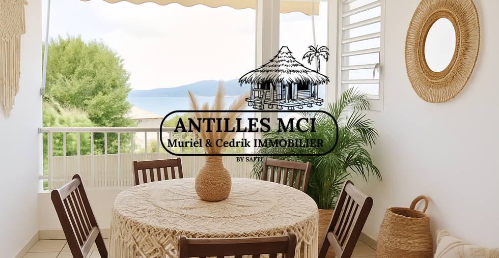 Appartement coup de coeur à vendre aux Trois Ilets 97229 