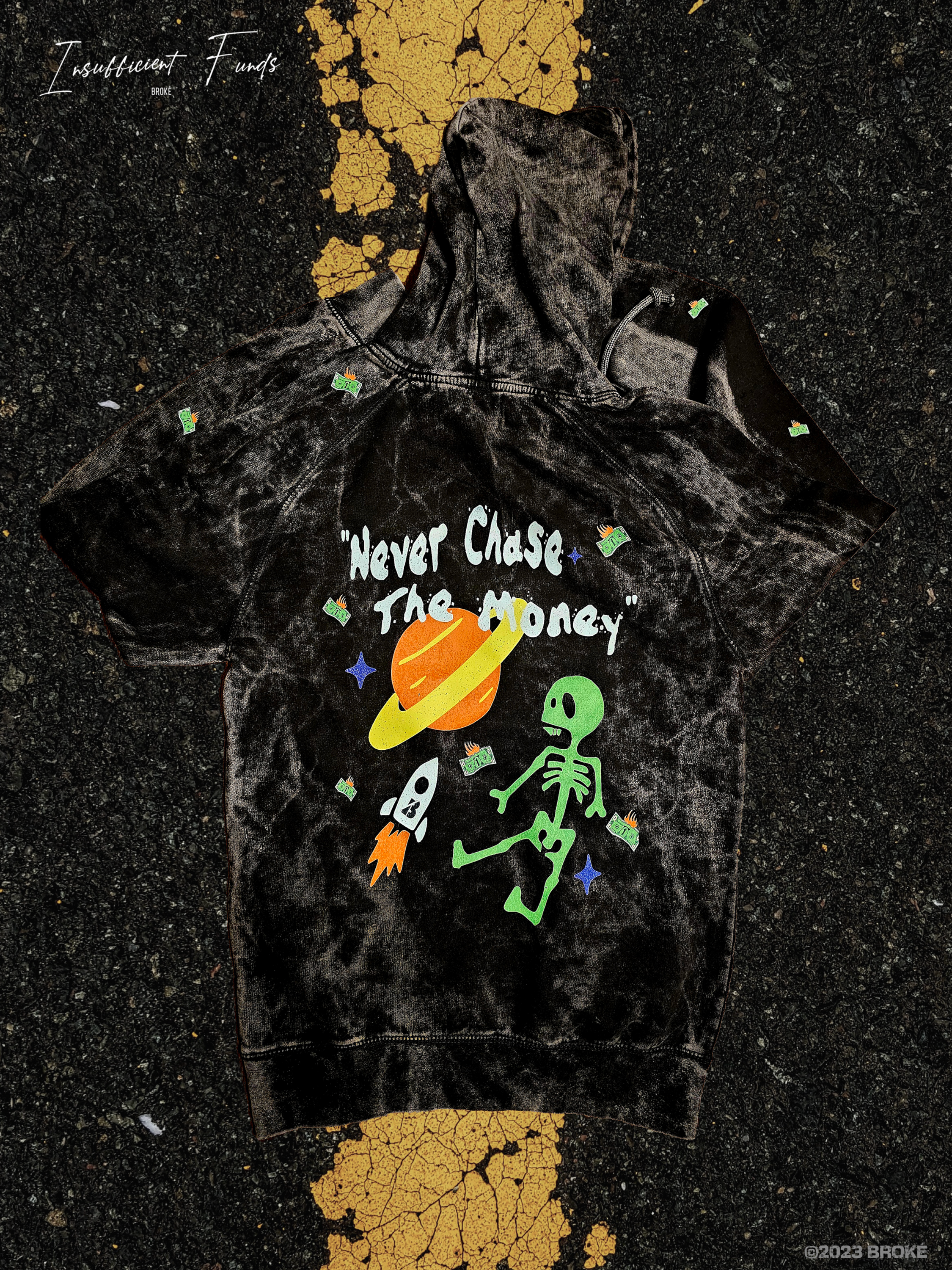 Never Chase Hoodie(Glow In The Dark)