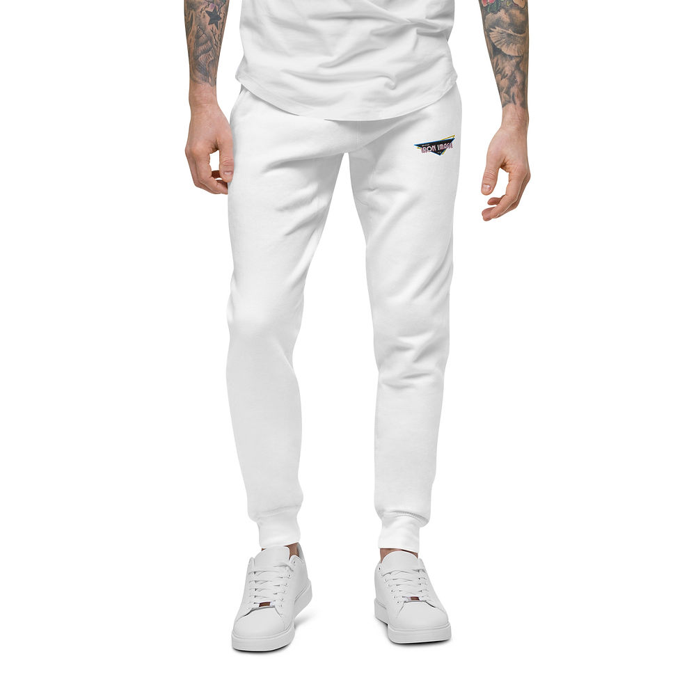 Thumbnail: Retro Style unisex fleece sweatpants