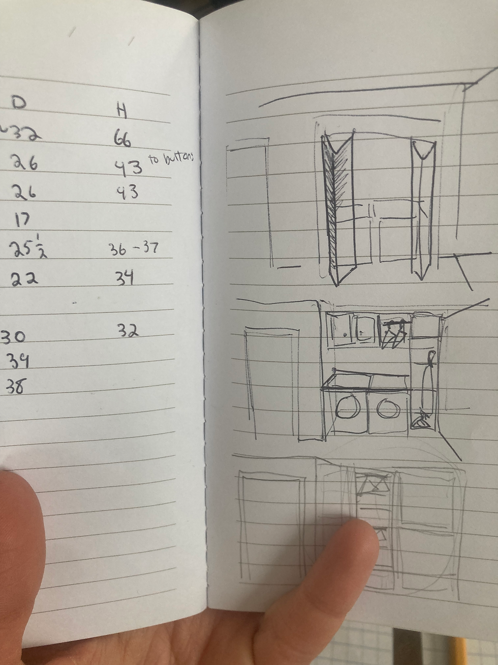 a laundry closet vs. a cubby