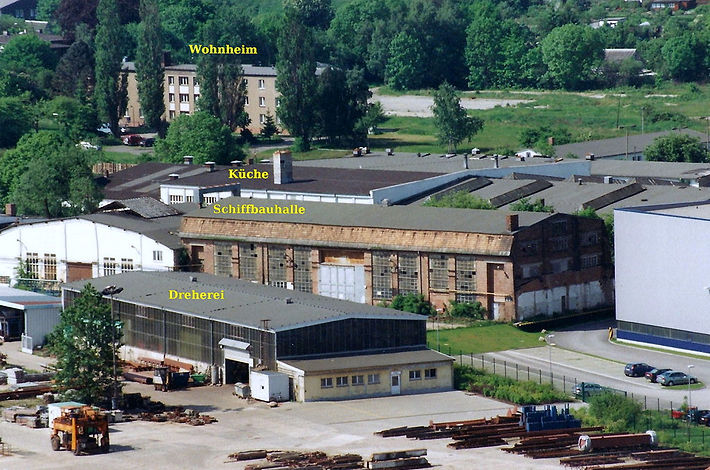 Das Gelände der ehemaligen BBS im Mai 2003