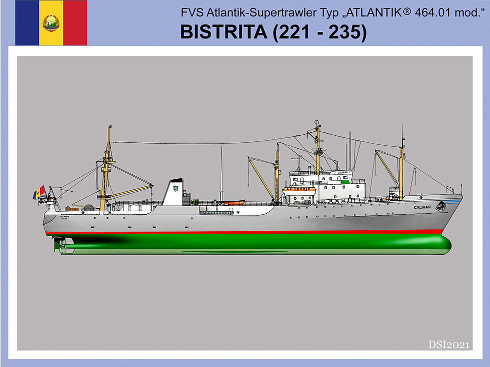 FVS Atlantik Supertrawler Rumänien