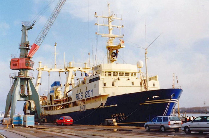 Der gleiche Gefriertrawler überholt 1995