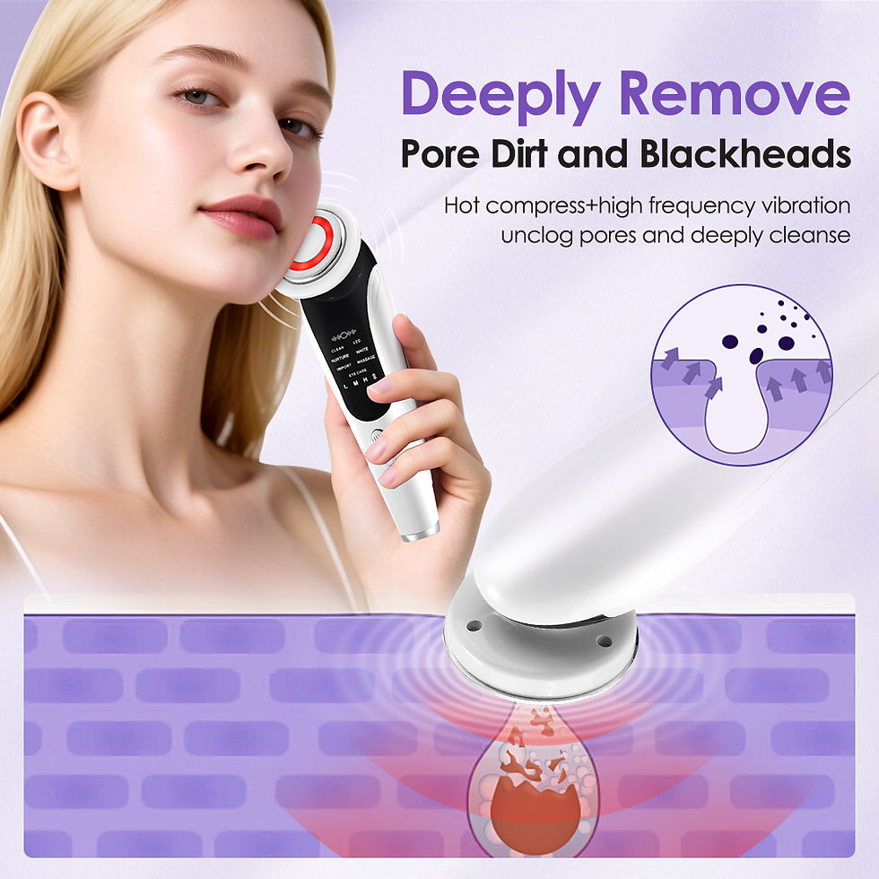 Thumbnail: EMS Facial Massager LED 5-in-1 | Cleanse, Lift, Tone & Rejuvenat