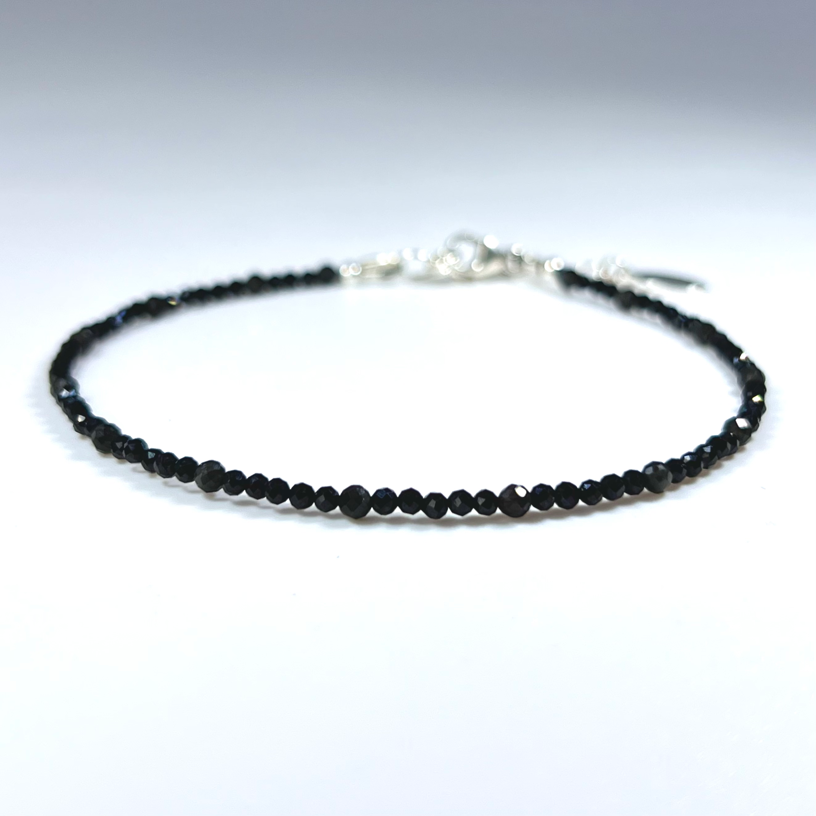 NEW Obsidian & Spinel Elegant Healing Bracelet