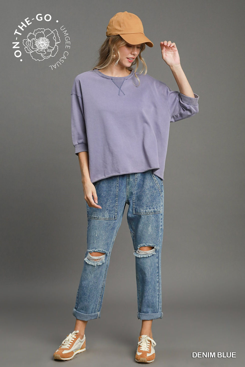 Thumbnail: Mineral Washed French Terry Top
