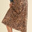 Thumbnail: Mabel Satin Leopard Midi Skirt