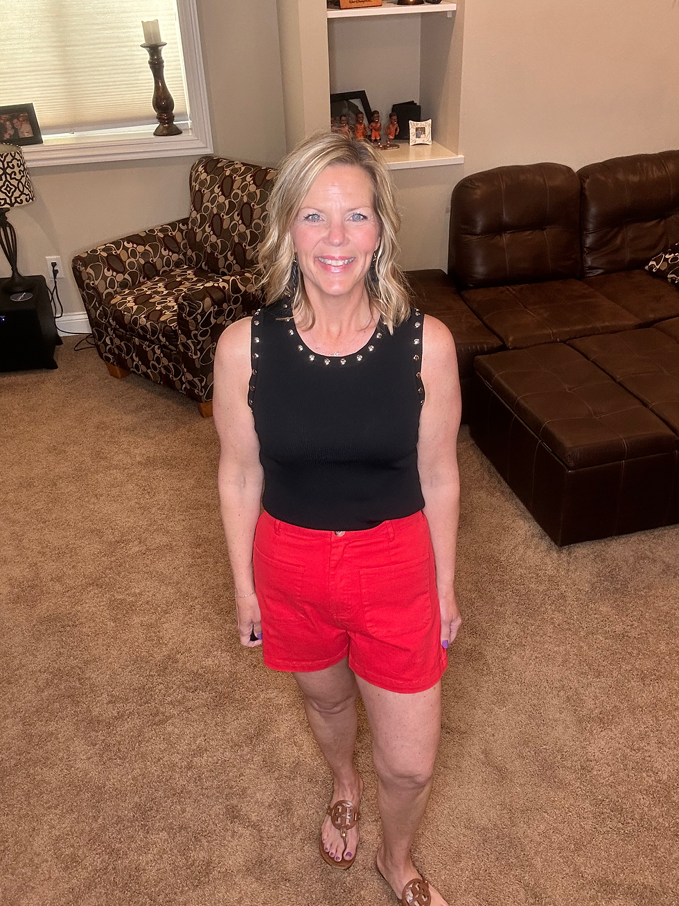 Thumbnail: Jovie Stud Accented Sweater Tank