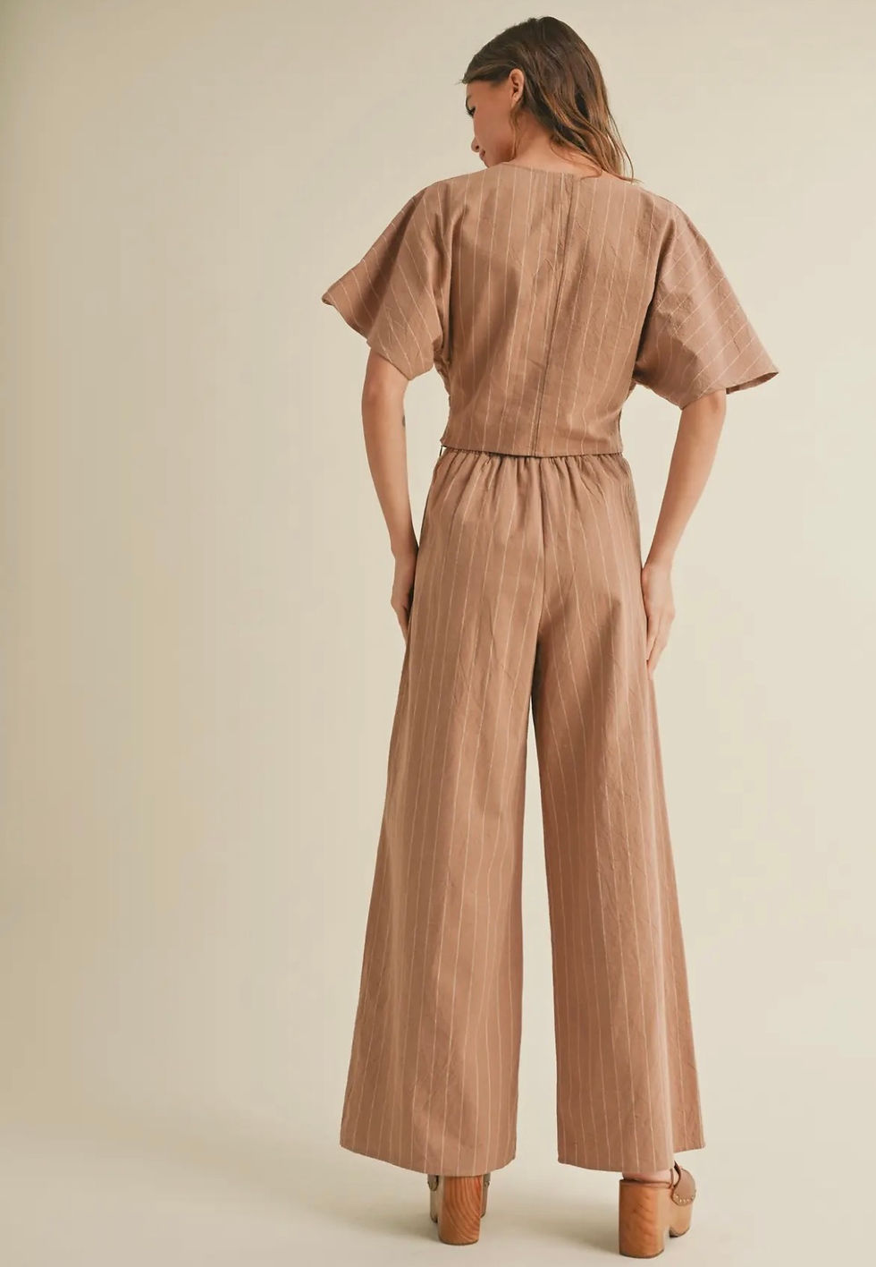 Thumbnail: Stripe Wide Leg Set