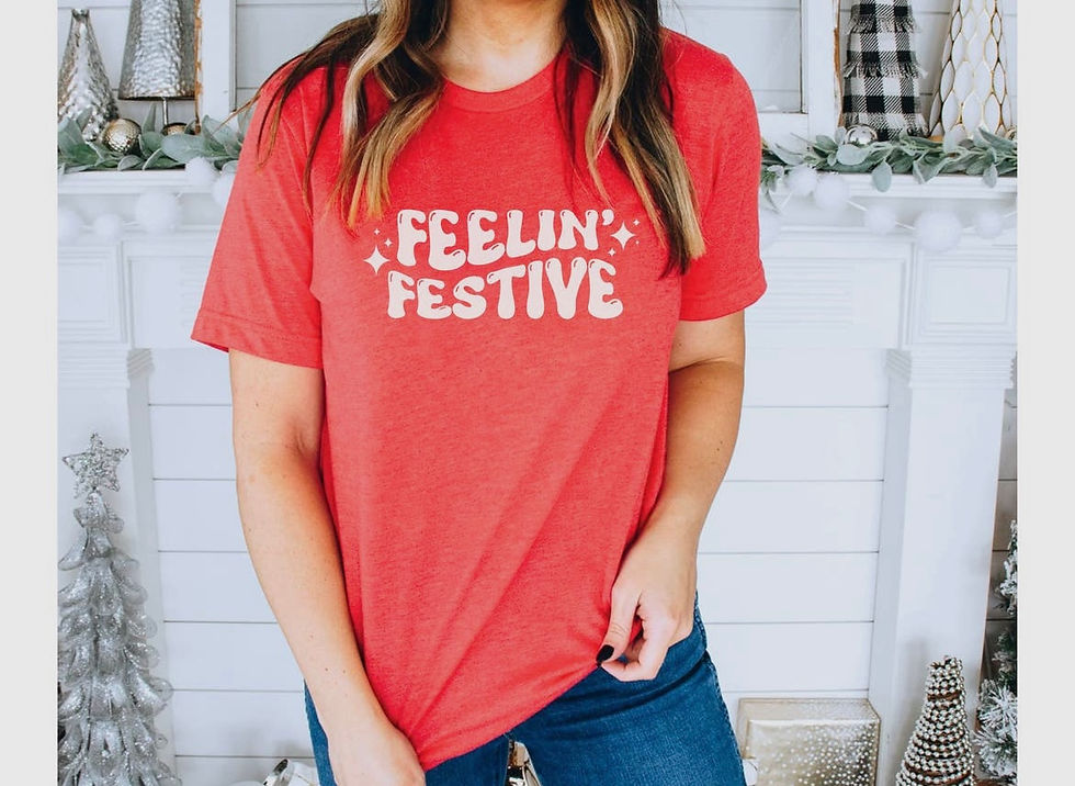 Thumbnail: Feelin’ Festive Bella tee
