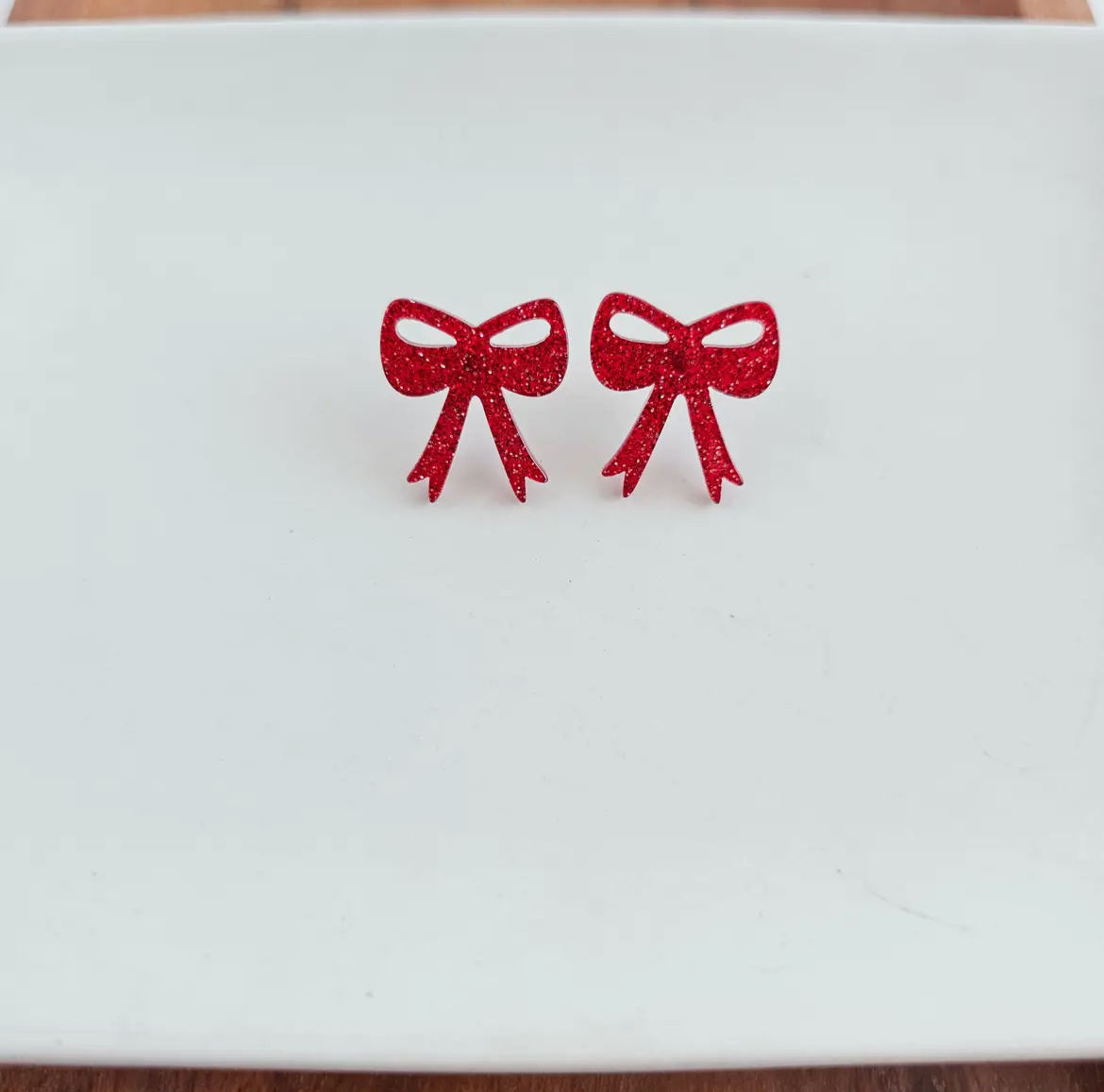 Bow earrings