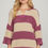 Thumbnail: Trista Stripe 3/4 sleeve sweater