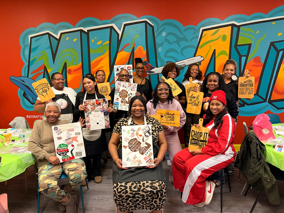 Birthday Party (Vision Board + Woodburning)