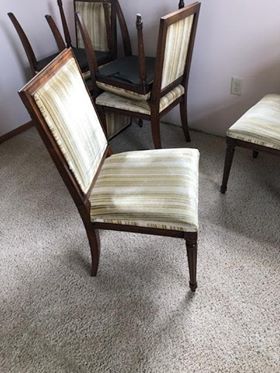 French Louis XVI dining chair before