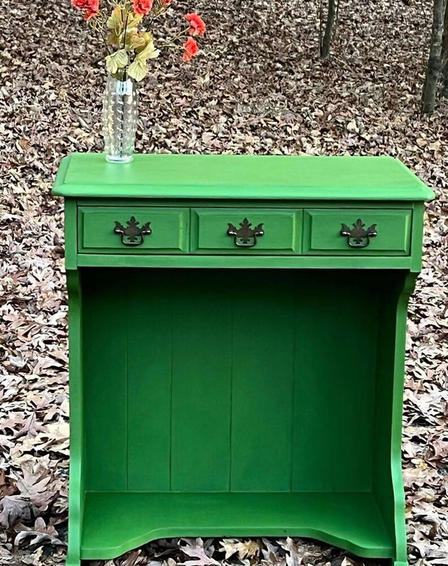 grassy green mudpaint furniture paint