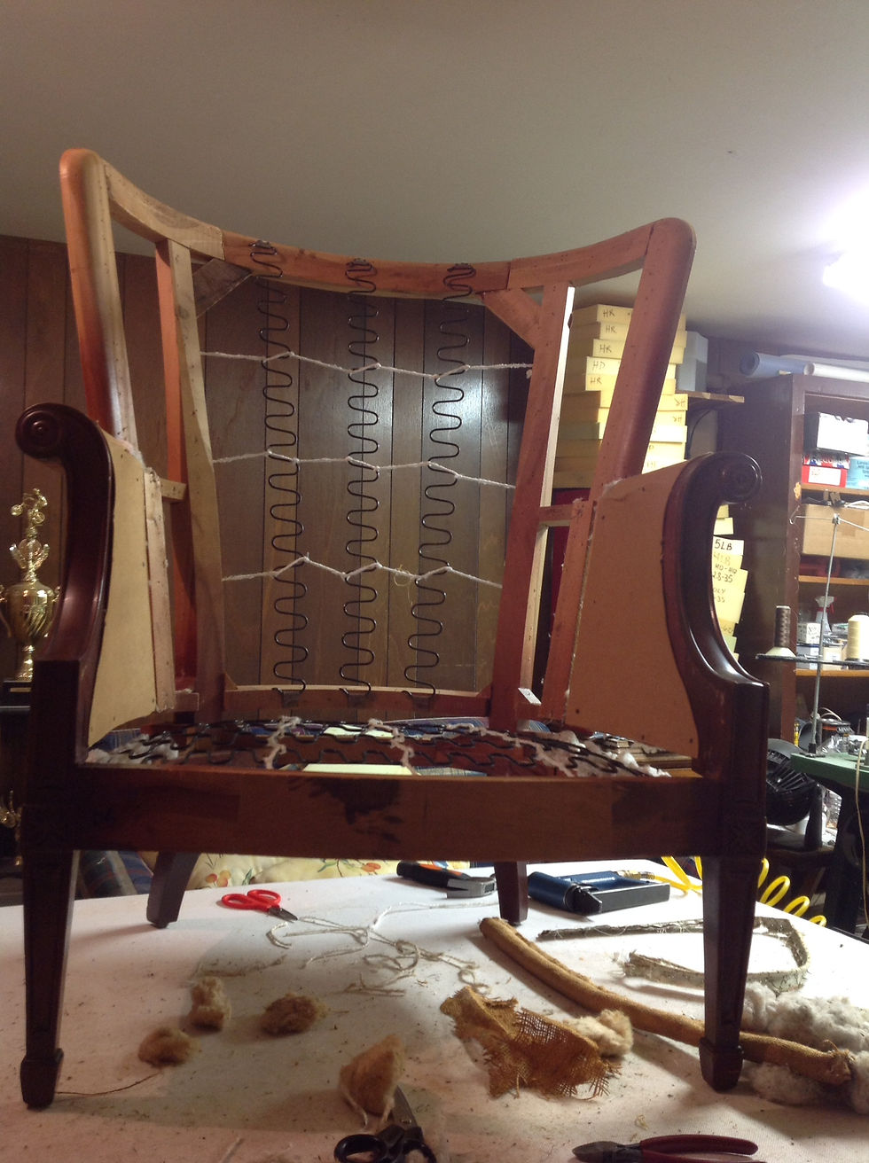 Learn to upholster Part 4