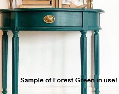 forest green mudpaint furniture paint