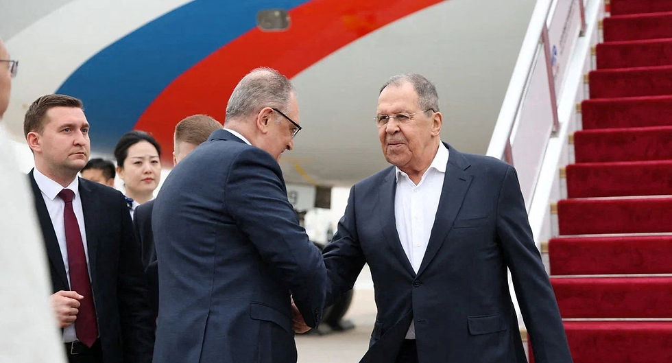 Russian Foreign Minister arrives in China for talks on Iran and Ukraine