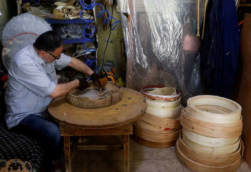 Iraqi daf maker keeps traditional craft alive despite challenges