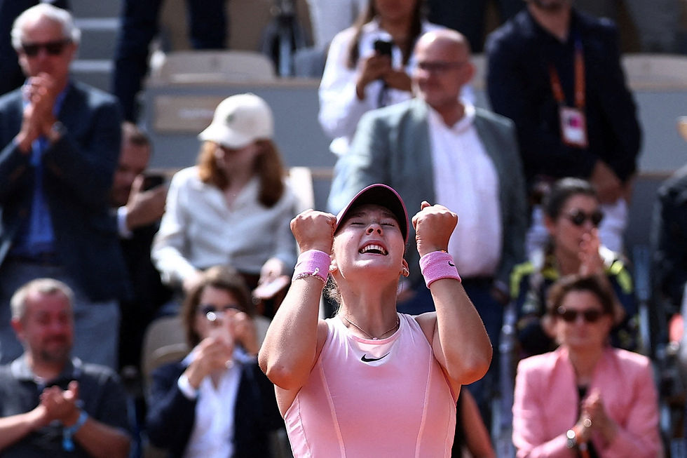 TENNIS: A star is born as Mirra Andreeva eases into Grand Slam winners' club