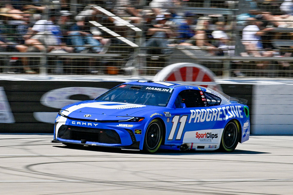 MOTOR RACING: Rain washes out qualifying, Denny Hamlin to start on Nashville pole