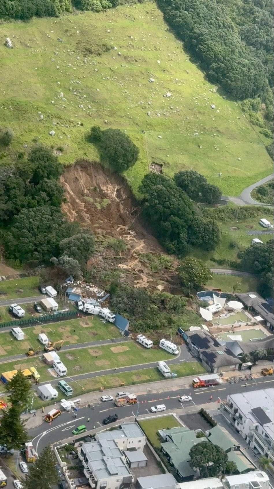 Several people missing after landslide in New Zealand