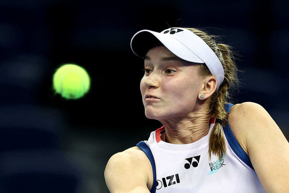 TENNIS: Rybakina stunned by Charaeva in first match as world number one