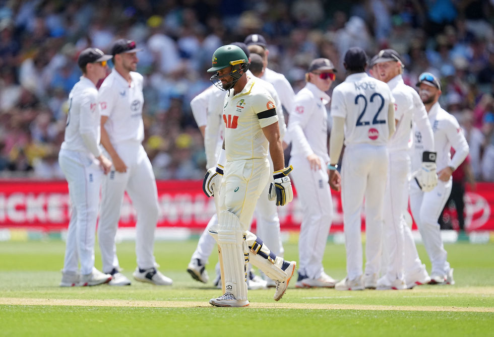 CRICKET: Head century crushes England's hopes as Australia eye Ashes win