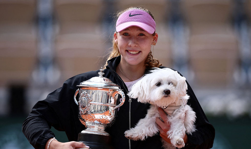 TENNIS: Andreeva comes of age with Roland Garros triumph