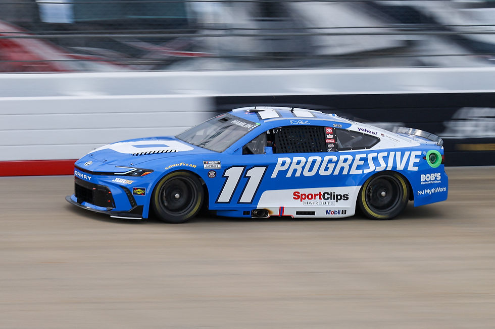 MOTOR RACING: Denny Hamlin gets 2nd win of season at tight Cracker Barrel 400