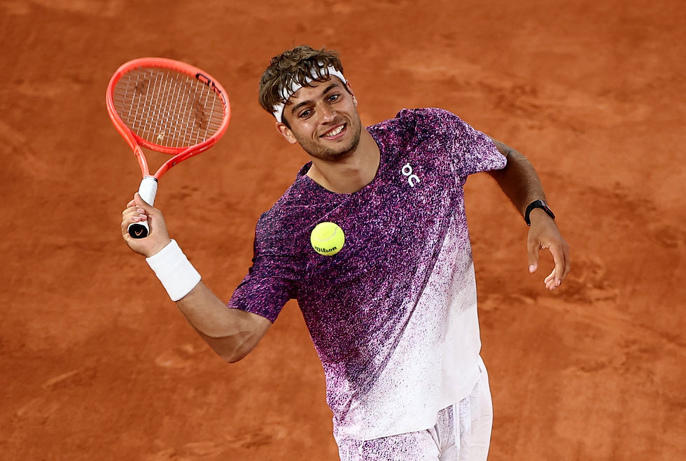 TENNIS: Cobolli taps Nadal shower power in superstitious French Open run