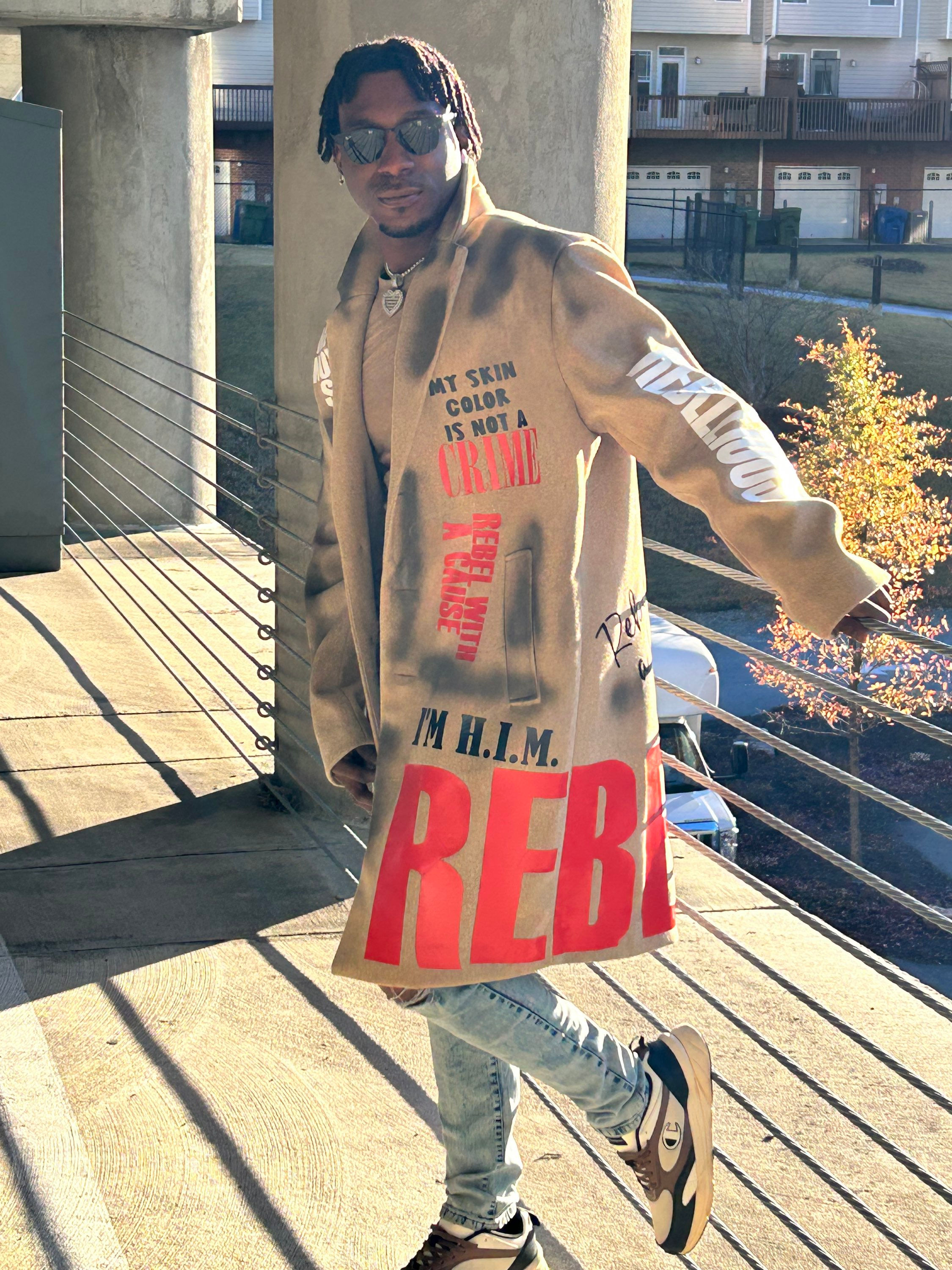 Mens Rebel Affirmation Coat