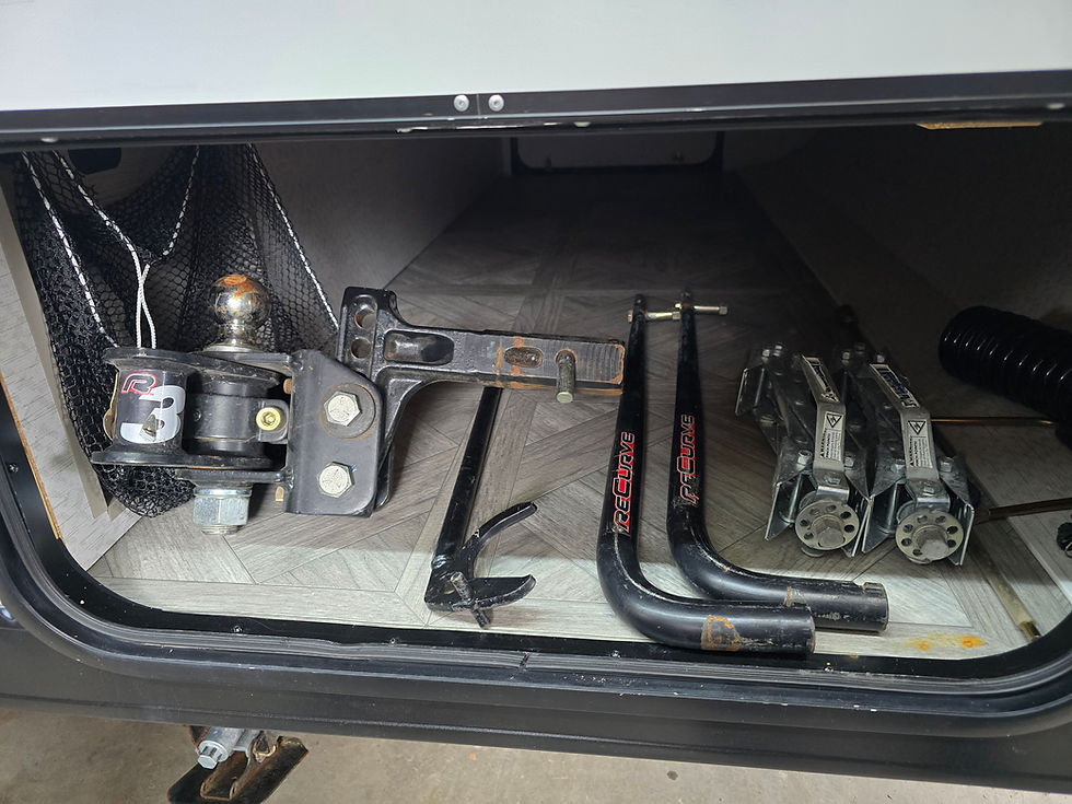 Included weight distribution hitch