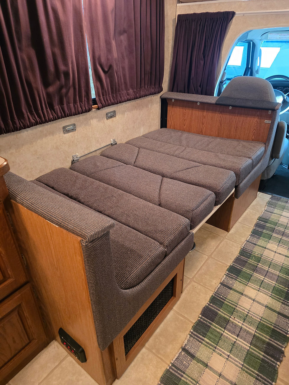 Table makes extra sleep space