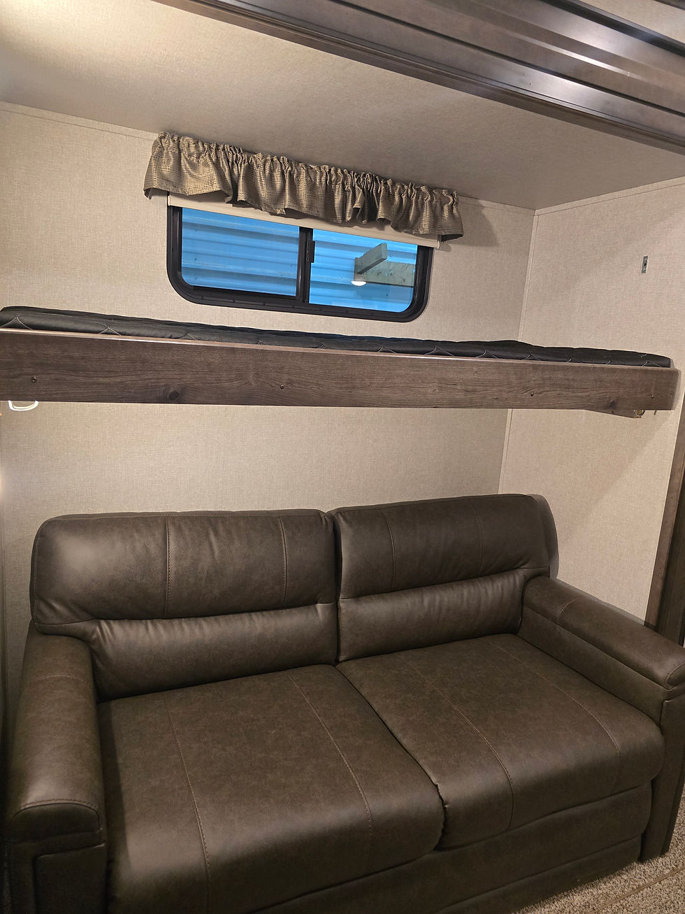 Bunk and couch