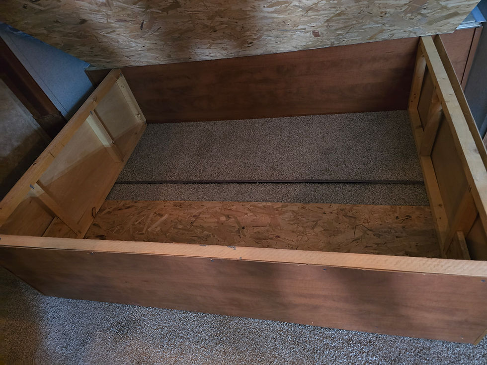 Storage under bed