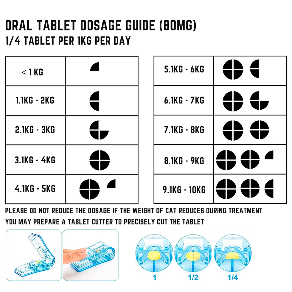 Thumbnail: GS441524 FIP ORAL TABLET 80mg (10 Tablets)
