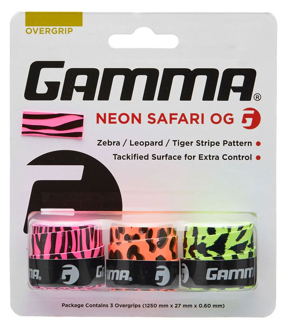Gamma Over-grips NEON SAFARI