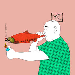 smoked salmone