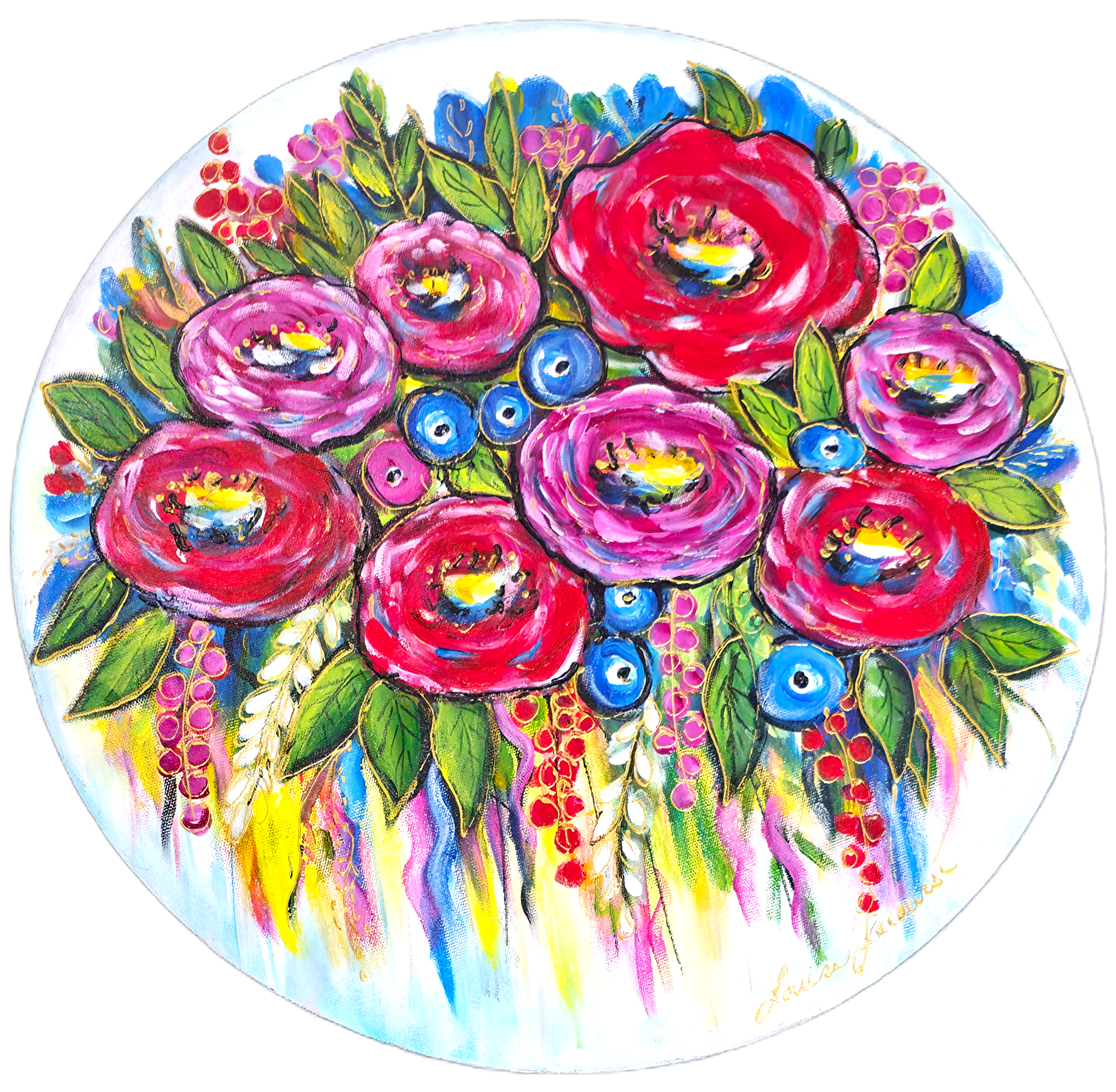 Fleurs chez moi 20 pouces de diametre