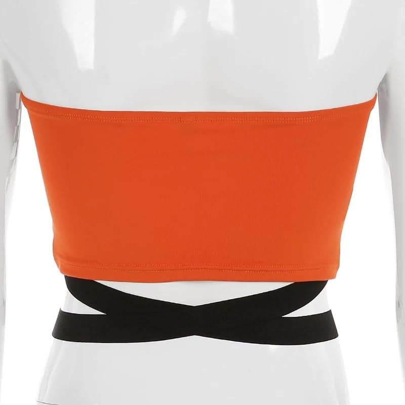 Miniature : Bustier damier streetwear