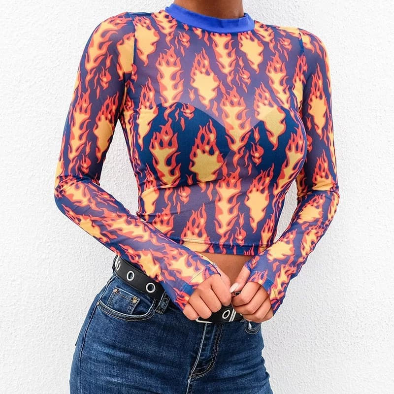 Miniature : Imprimé Flammes