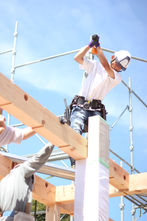 一般住宅施工　施工風景
