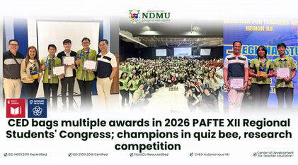 CED bags multiple awards in 2026 PAFTE XII Regional Students' Congress; champions in quiz bee, research competition