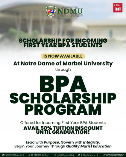NDMU Announces New BPA Scholarship Program for Aspiring Public Servants