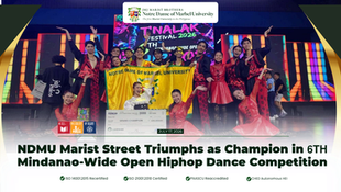 NDMU Marist Street Triumphs as Champion in 𝟲𝗧𝗛 Mindanao-Wide Open Hiphop Dance Competition