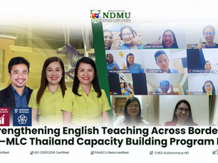 Strengthening English Teaching Across Borders: NDMU–MLC Thailand Capacity Building Program Begins