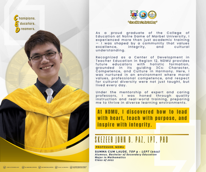 NDMU College of Education: Forming Values-Driven Educators